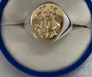 Custom Family Crest Signet Rings