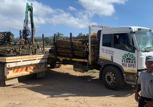 Vineyard Pole Delivery in Botrivier