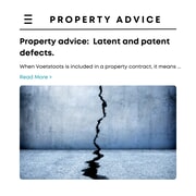 Property Advice: Latent and Patent Defects