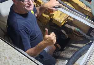 Trawler Rietgans Output Shaft Spline Inspection