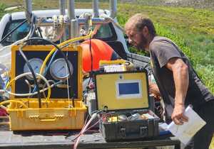 New Suction Strainer Buoy at Pearly Beach Koekemoer Dam