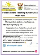 Funza Lushaka Teaching Bursary 2025: Apply Now!