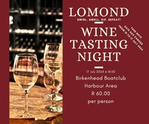 17 July 2024: Lomond Wine Tasting