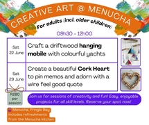 Creative Art Workshops: 22 + 29 June 2024
