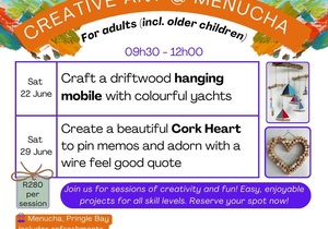 Creative Art Workshops: 22 + 29 June 2024