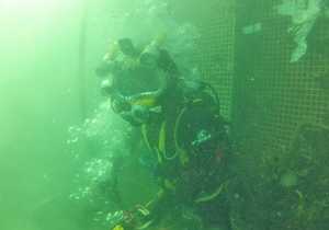 Underwater Rock Drilling