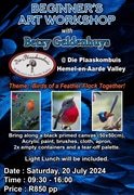 20 July 2024: Beginner's Art Workshop with Betzy Geldenhuys