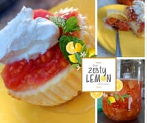 Homemade Cheesecake with Guava Preserve