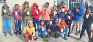 Holiday Club Kids Enjoy Winter Soup at Grootbos