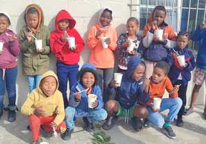 Holiday Club Kids Enjoy Winter Soup at Grootbos