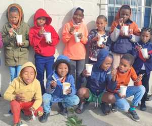 Holiday Club Kids Enjoy Winter Soup at Grootbos