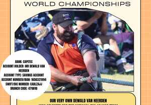 Fundraiser - Dewald to Tug-of-War World Championship