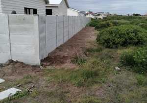 Vibracrete Wall Completed in Steenbok Street, Kleinbaai