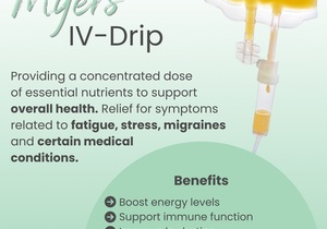 Revitalize with Myers' IV Drips