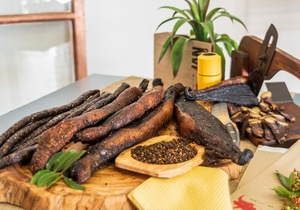 Authentic Biltong, Salami Sticks, and Droëwors