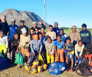 Exciting Visit from Soccer Legend Mark Fish!