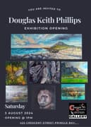 Doug Phillips Art Exhibition at Chadoka: 3 August 2024