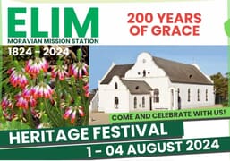1 - 4 August 2024: Elim 200 Year Heritage Festival