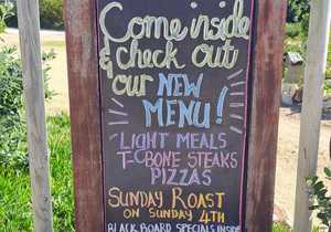 New Menu at Gossip Corner