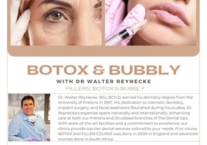 24 August 2024: Botox and Bubbly with Dr. Walter Reynecke