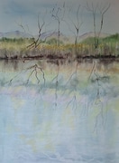 New Pastel and Ink Artwork of Klein River by Sara Abbott