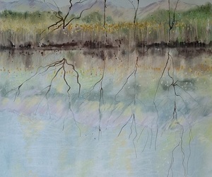 New Pastel and Ink Artwork of Klein River by Sara Abbott