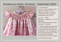 Sluit Aan by Ons SMOK Klasse!