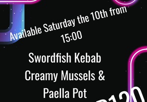 10 August 2024: Swordfish, Mussels and Paella