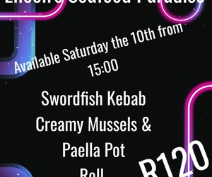 10 August 2024: Swordfish, Mussels and Paella