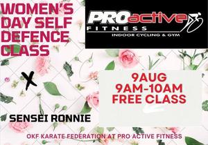 9 August 2024: Women’s Day Self-Defence Class