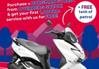 Suzuki UB125 Burgman Special: Free Petrol and Service