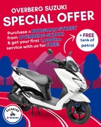 Suzuki UB125 Burgman Special: Free Petrol and Service