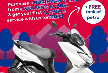 Suzuki UB125 Burgman Special: Free Petrol and Service