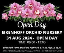 31 August 2024: Open Day at Eikenhoff Orchid Nursery!