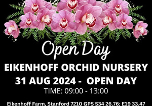 31 August 2024: Open Day at Eikenhoff Orchid Nursery!