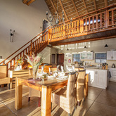 Dining Room - Whale Huys Oceanfront Eco Villa - Xplorio™ Gansbaai