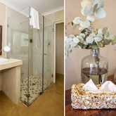 Main Bedroom Bathroom - Whale Huys Oceanfront Eco Villa - Xplorio™ Gansbaai