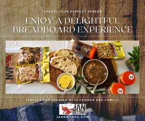 Perfect Breadboard Spread with Jan Biltong Products