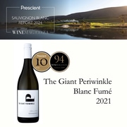 Giant Periwinkle Blanc Fumé 2021 Scores 94 Points in Prescient Report