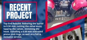 Top End Rebuild and Motorbike Service