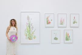 Daleen Roodt's Botanical Art at Chelsea Flowers Stanford