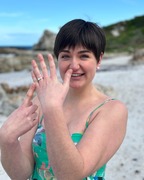 Custom Platinum Diamond Trilogy Ring for Marko and Nadja