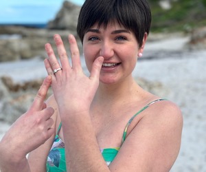 Custom Platinum Diamond Trilogy Ring for Marko and Nadja