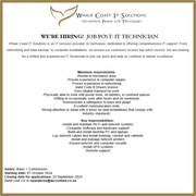 We’re Hiring: IT Technician