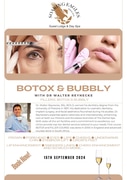 15 September 2024: Botox and Bubbly with Dr. Walter Reynecke