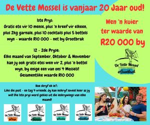 Win Meals Worth R20,000 with De Vette Mossel!