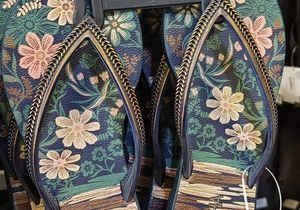 New Kaftans, Scarves, and Sandals