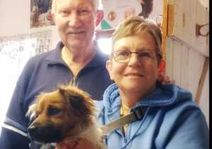 Susan Schanken Adopts Dog from BARC