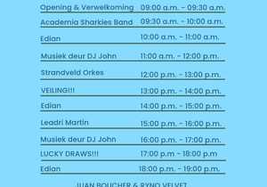 Die Gansbaai Visserman’s Fees 2024 Schedule