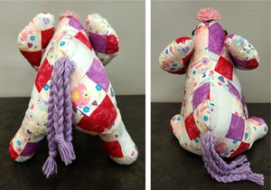 Patchwork Elephant Soft Toy Workshop